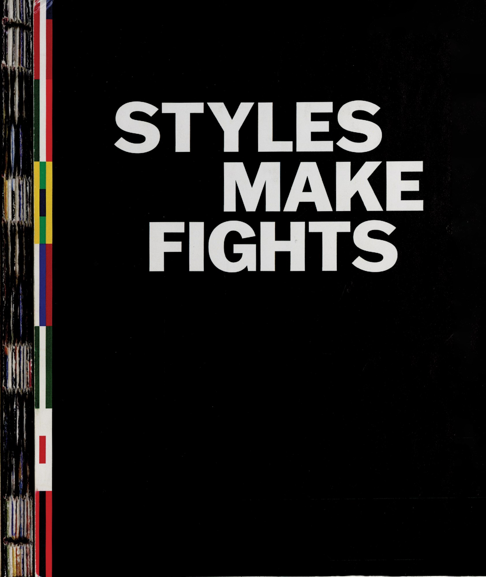 Styles Make Fights &mdash; front cover